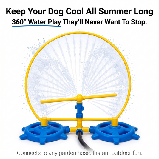 2-in-1 Dog Splash Sprinkler