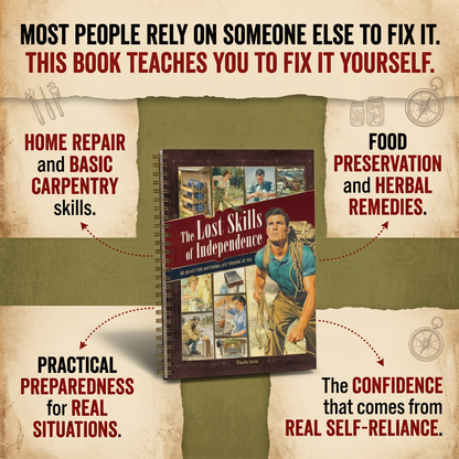 The Lost Skills of Independence Book | 200 Life-Saving Skills