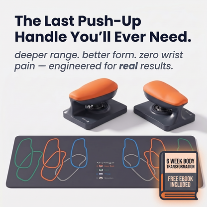 Ergonomic Push-Up Stands With Training Mat