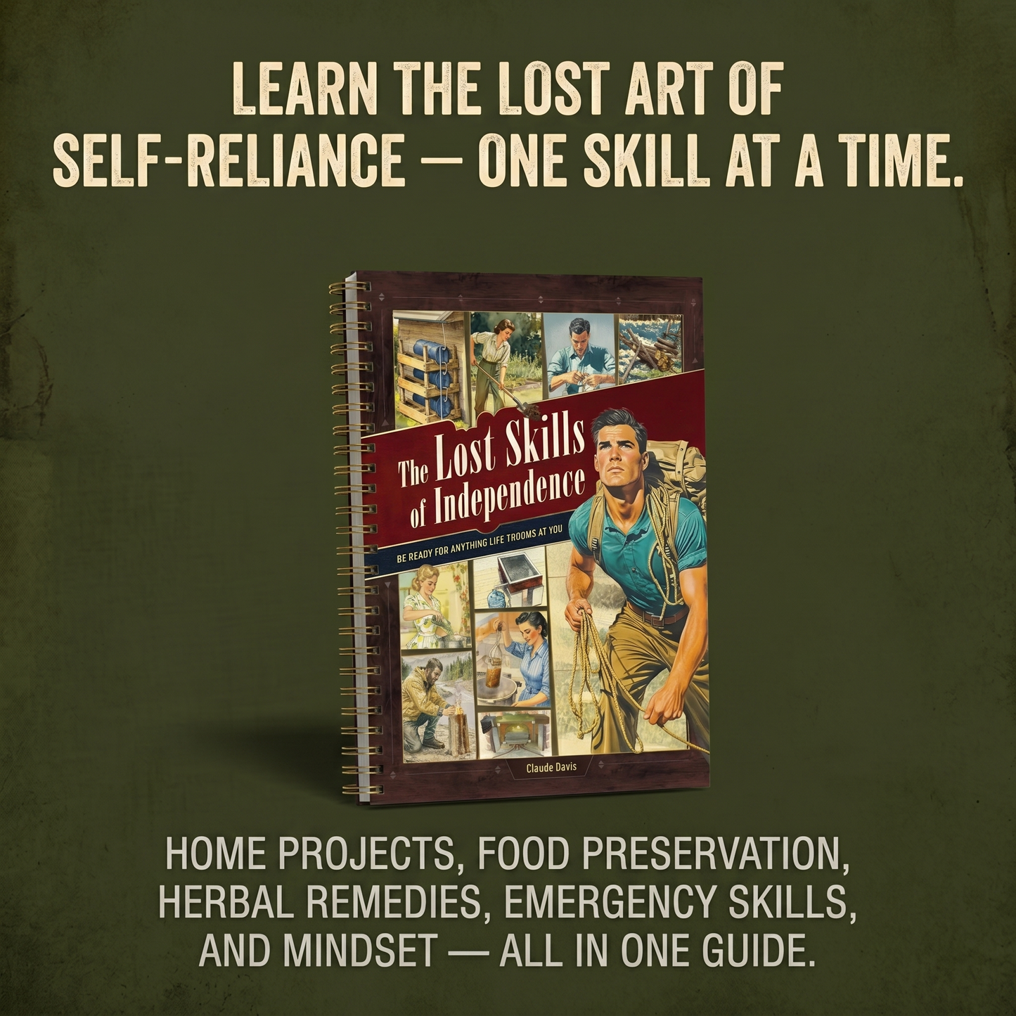The Lost Skills of Independence Book | 200 Life-Saving Skills