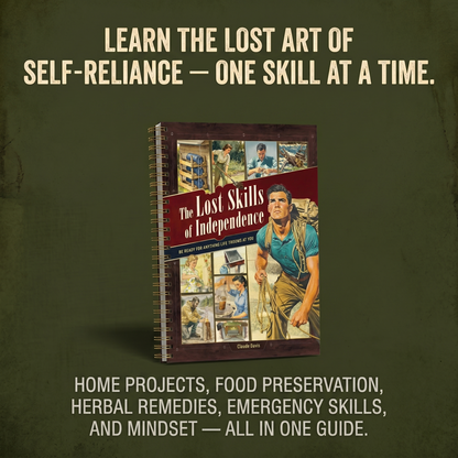 The Lost Skills of Independence Book | 200 Life-Saving Skills