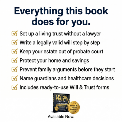 Living Trusts, Wills & Estate Planning for Seniors